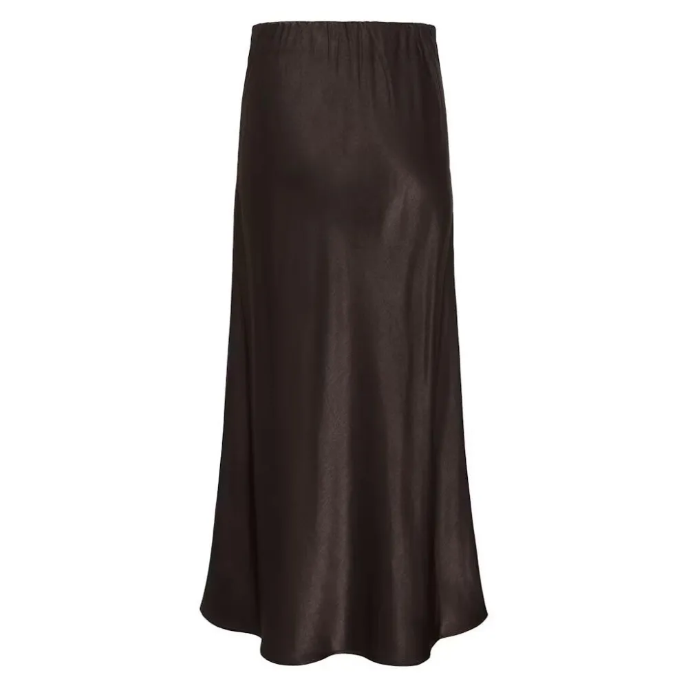 My Essential Wardrobe EstelleMW Long Skirt Espresso^Dame Underdele