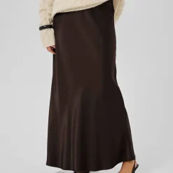 My Essential Wardrobe EstelleMW Long Skirt Espresso^Dame Underdele