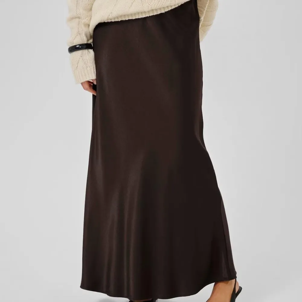 My Essential Wardrobe EstelleMW Long Skirt Espresso^Dame Underdele