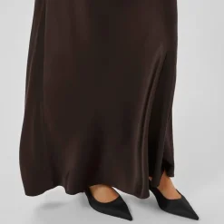 My Essential Wardrobe EstelleMW Long Skirt Espresso^Dame Underdele