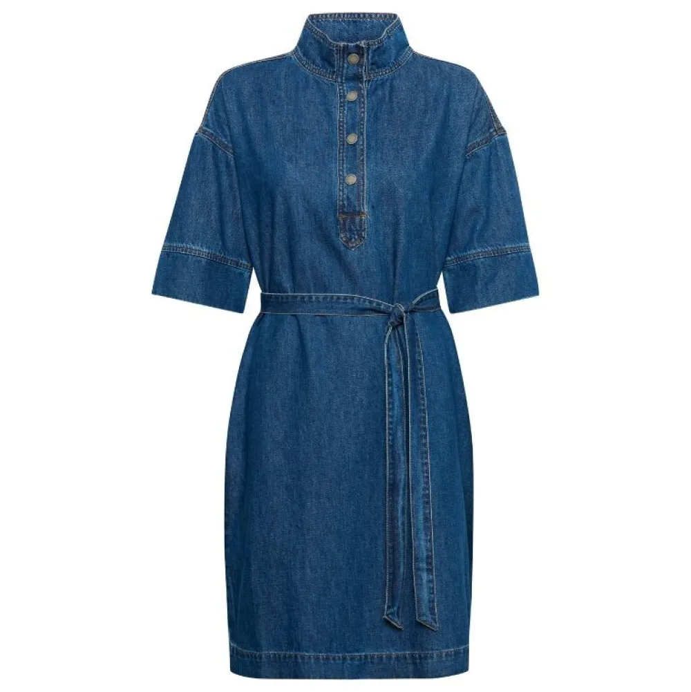 My Essential Wardrobe Hilma Dress Medium Blue Wash^Dame Overdele