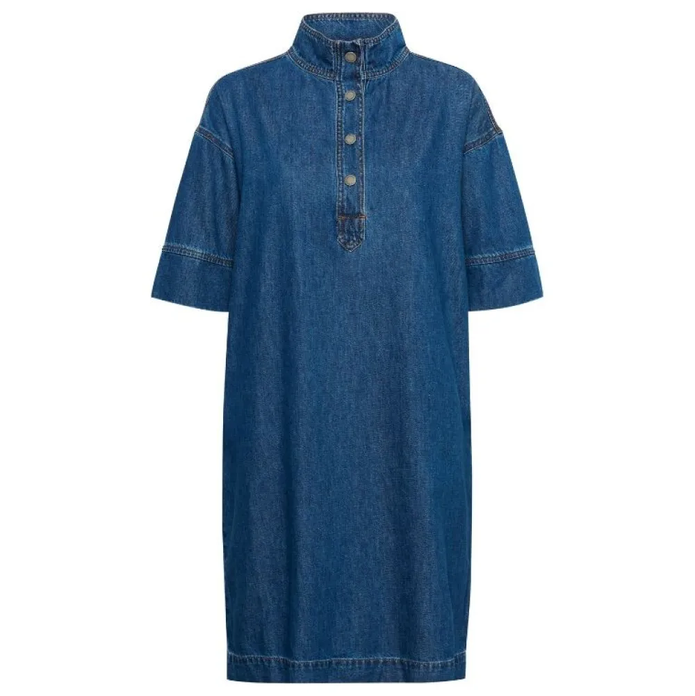 My Essential Wardrobe Hilma Dress Medium Blue Wash^Dame Overdele