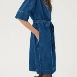 My Essential Wardrobe Hilma Dress Medium Blue Wash^Dame Overdele