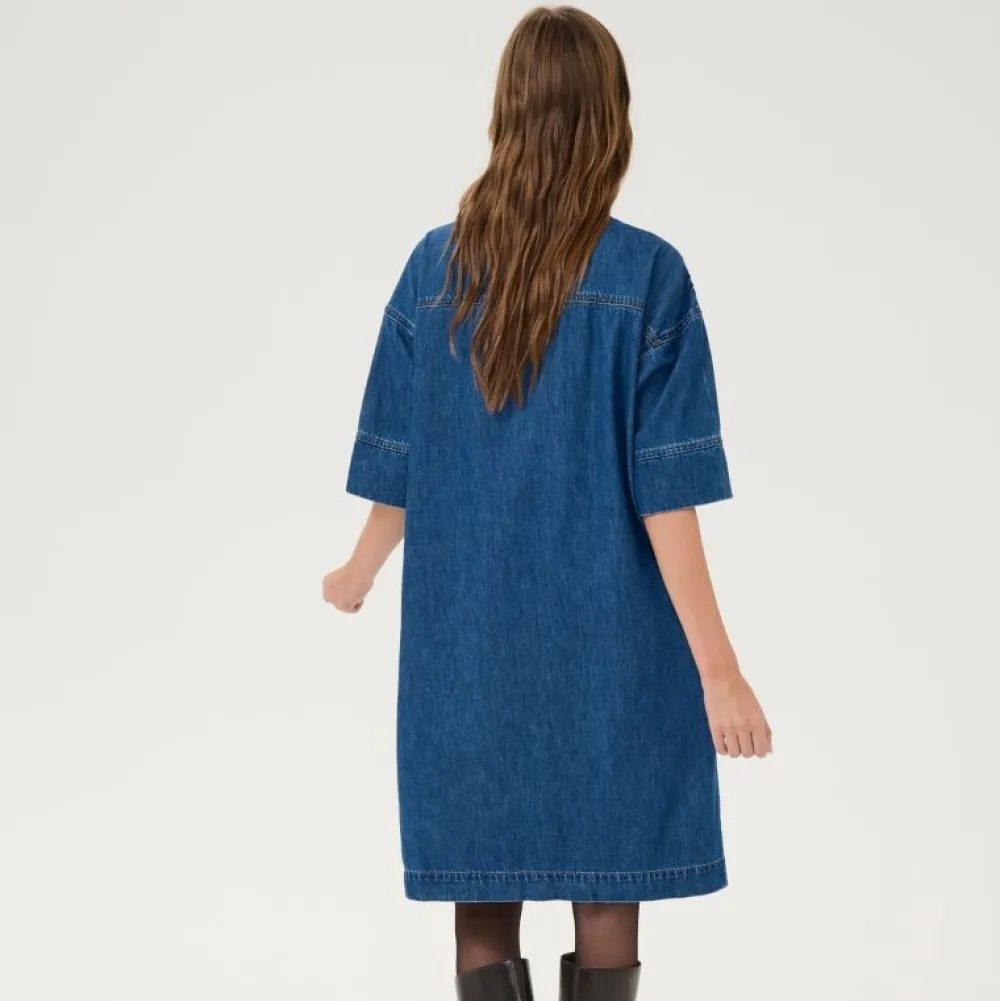 My Essential Wardrobe Hilma Dress Medium Blue Wash^Dame Overdele