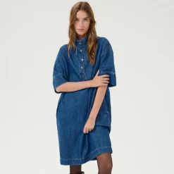 My Essential Wardrobe Hilma Dress Medium Blue Wash^Dame Overdele