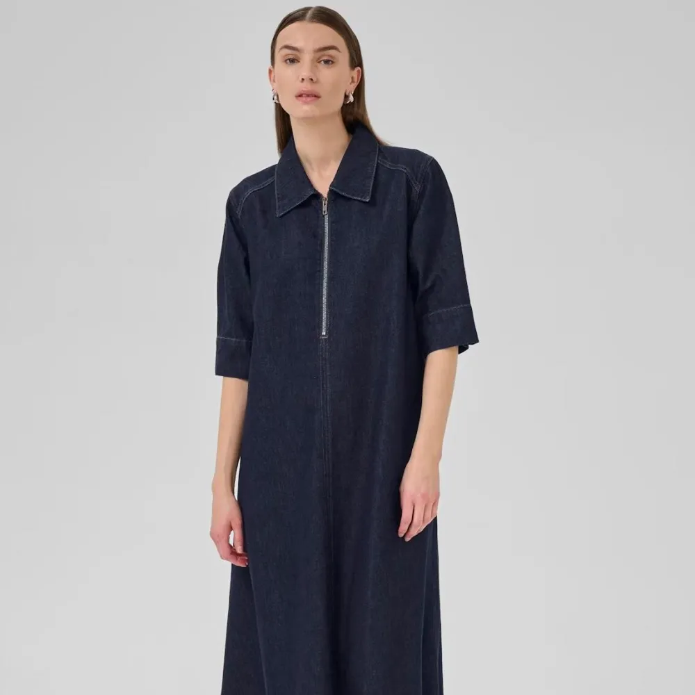My Essential Wardrobe MaloMW Long Dress Dark Blue^Dame Overdele