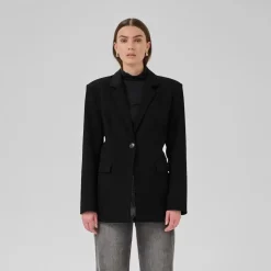 My Essential Wardrobe MilanMW Shaped Blazer Black^Dame Overdele