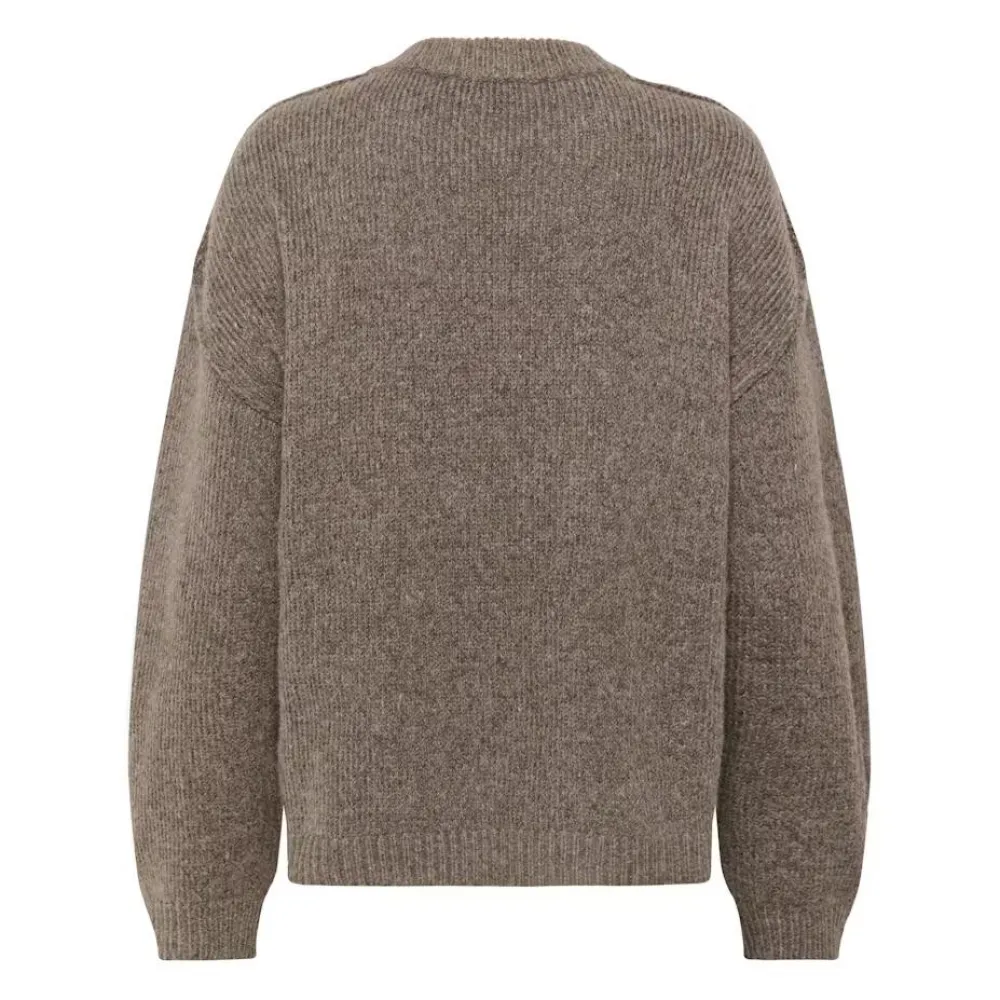 My Essential Wardrobe PalomaMW Knit Pullover Brown Melange^Dame Overdele
