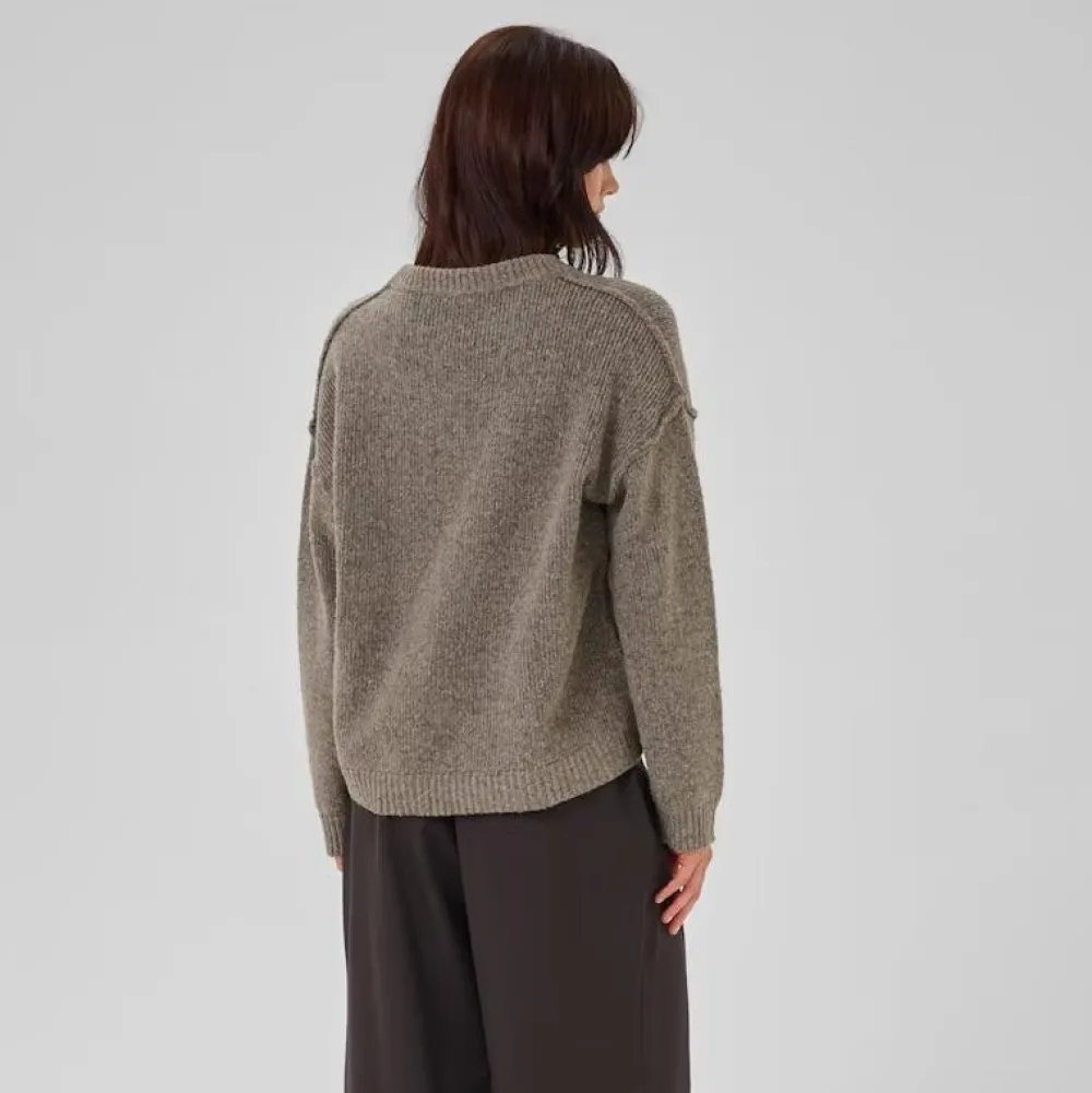 My Essential Wardrobe PalomaMW Knit Pullover Brown Melange^Dame Overdele