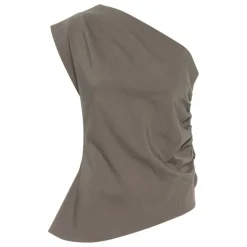 My Essential Wardrobe Sora Off Shoulder Top Major Brown^Dame Overdele