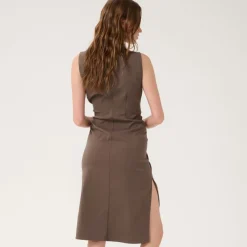 My Essential Wardrobe Sora Dress Major Brown^Dame Overdele