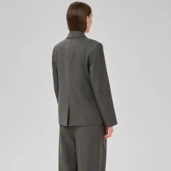 My Essential Wardrobe SpaceMW Blazer Dark Shadow^Dame Overdele