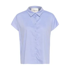 My Essential Wardrobe Stino Boxy Shirt Vista Blue^Dame Overdele