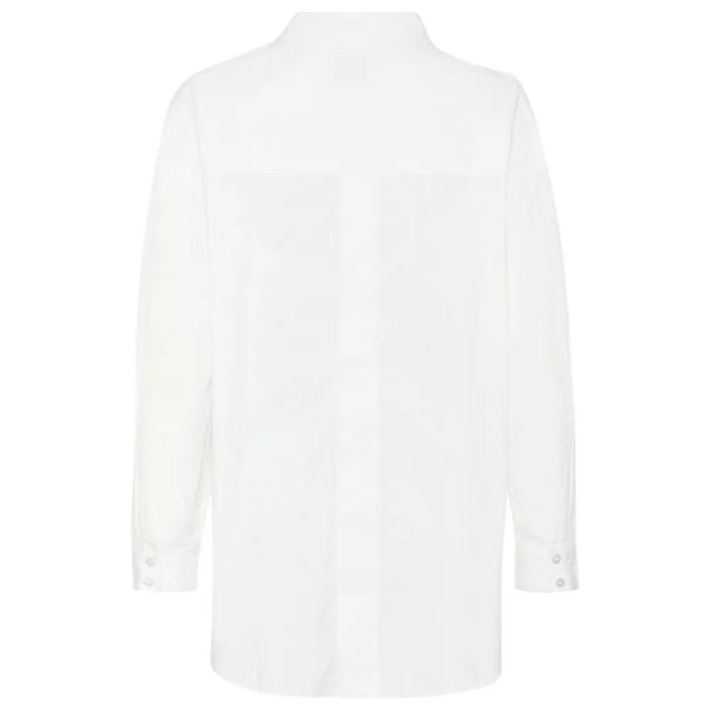 My Essential Wardrobe Sunna Boxy Shirt Bright White^Dame Overdele