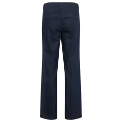 My Essential Wardrobe The Lara Pants Dark Blue Un-Wash^Dame Underdele