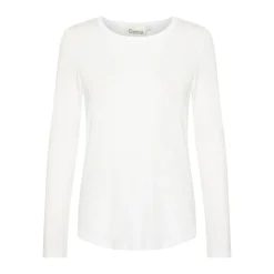 My Essential Wardrobe The Modal Blouse Bright White^Dame Overdele