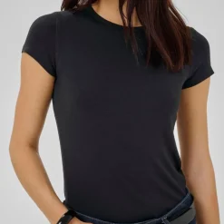 My Essential Wardrobe The Modal Tee Black^Dame Overdele