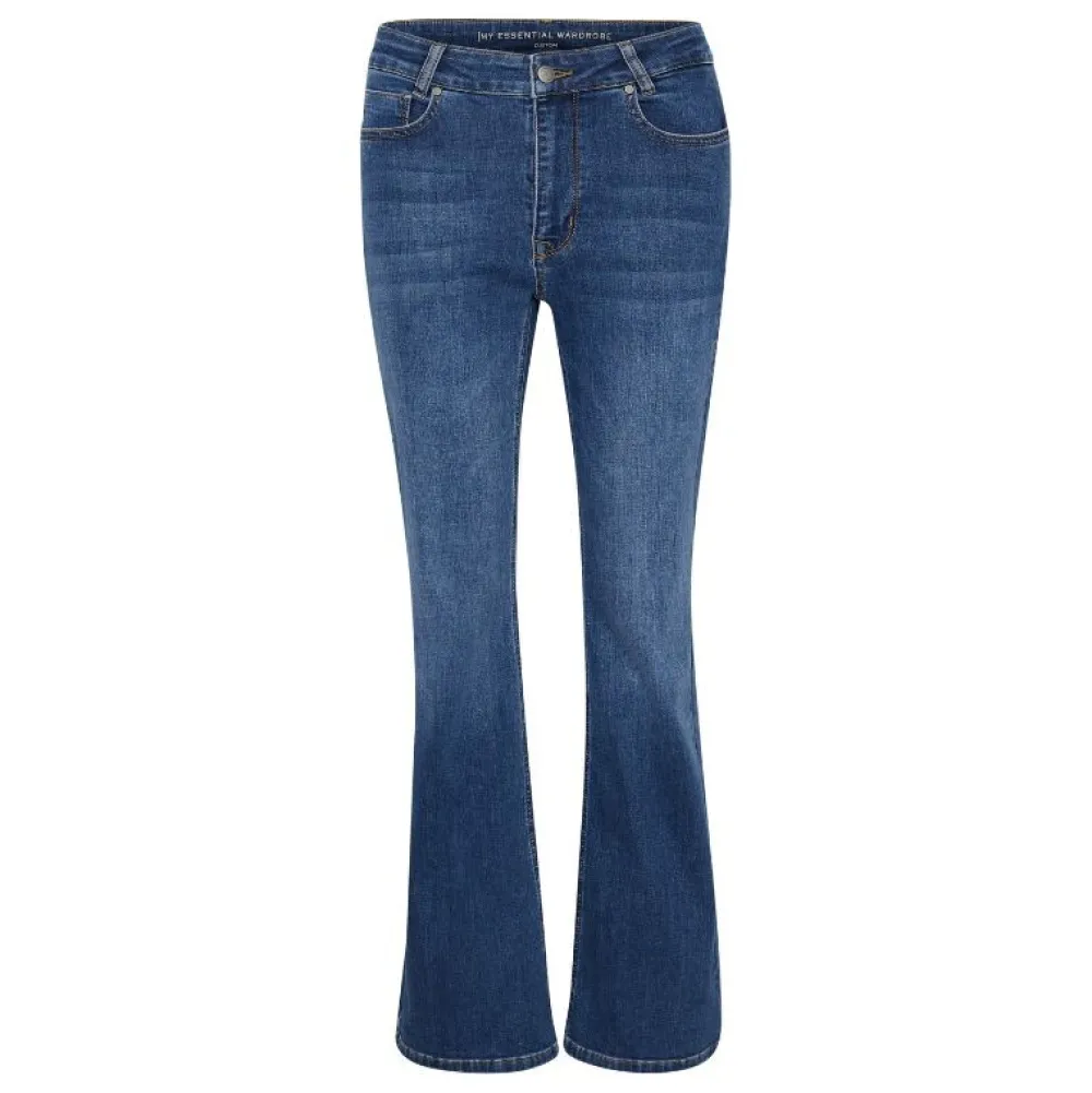 My Essential Wardrobe The Dekota High Bootcut Medium Blue^Dame Underdele