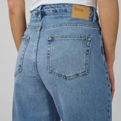My Essential Wardrobe The Louis High Wide Jeans Medium Blue^Dame Underdele