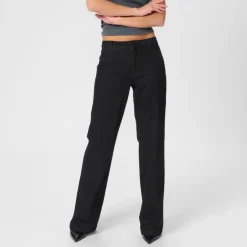 My Essential Wardrobe The Lara Pants Black Wash^Dame Underdele