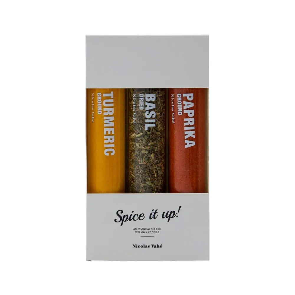 Nicolas Vahé Spices Basil, Paprika Chili & Turmeric^ Delikatesser