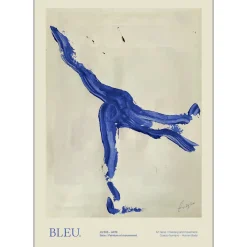 Poster & Frame Bleu 50x70 cm^ Illustrationer & Plakater