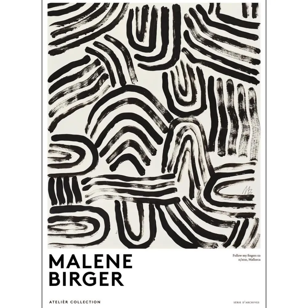 Poster & Frame Follow My Fingers 50x70 cm^ Andet Boligtilbehør|Illustrationer & Plakater