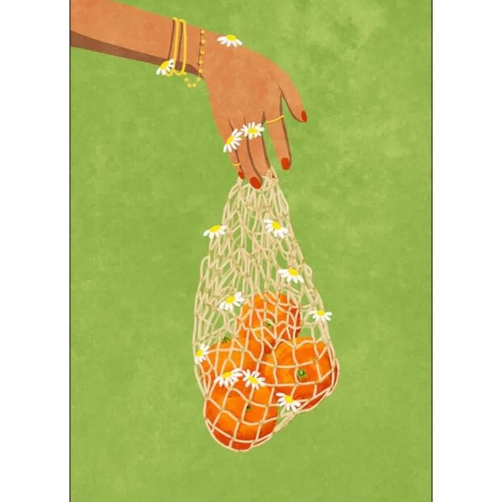 Poster & Frame Fresh Oranges 50x70 cm^ Andet Boligtilbehør|Illustrationer & Plakater