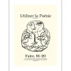 Poster & Frame Poesie 50x70 cm^ Illustrationer & Plakater