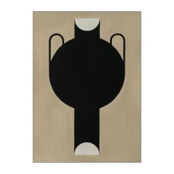 Poster & Frame Silhouette Of A Vase 07 A4^ Illustrationer & Plakater