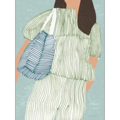 Poster & Frame Striped II 50x70 cm^ Illustrationer & Plakater