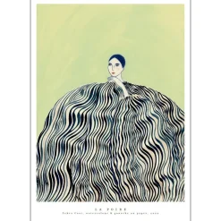 Poster & Frame Zebra Coat A3^ Andet Boligtilbehør|Illustrationer & Plakater