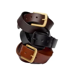 RHANDERS Buckingham Grand Belt Brown/Gold^Dame Accessories|Accessories