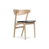 Sibast Furniture No 7 Dining Chair Sæbebehandlet Eg Sort Saga Læder^ Stue|Stole