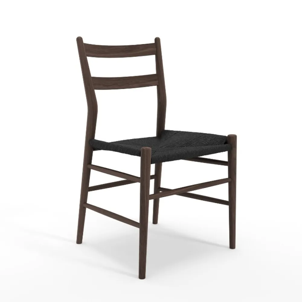 Sibast Furniture Sibast No 59 Valnød Sort Flet^ Stue|Stole