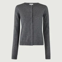 Six Ámes Ulla Cardigan Steel Gray^Dame Overdele