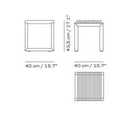 Skagerak Cutter Skammel Teak^ Udendørs|Stole