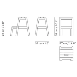 Skagerak Dania Trappestol Eg^ Stue|Køkken