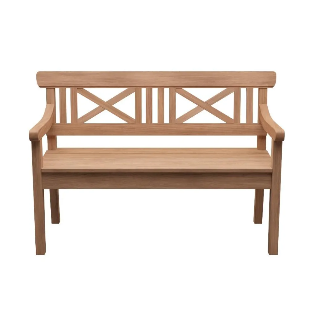 Skagerak Drachmann Bench 120 Teak^ Udendørs|Havemøbler