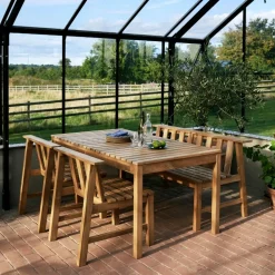 Skagerak Plank Bænk^ Udendørs|Havemøbler