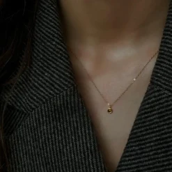 Soï Aya Krystal Halskæde Tiger Eye^ Smykker