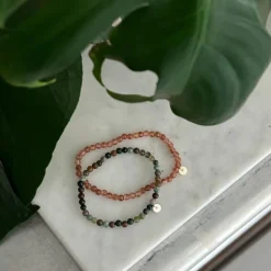 Soï Krystal Armbånd Indian Agate^Dame Accessories|Smykker