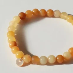 Soï Krystal Armbånd Orange Aventurin Large^Dame Accessories|Smykker