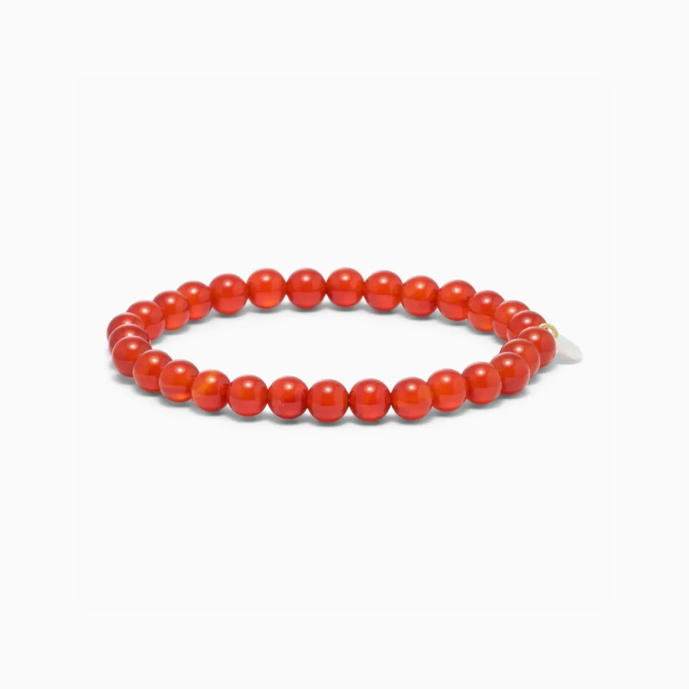 Soï Krystal Armbånd Rød Jade Large^Dame Accessories|Smykker