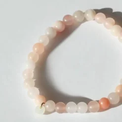 Soï Krystal Armbånd Rosa Jade Large^Dame Accessories|Smykker