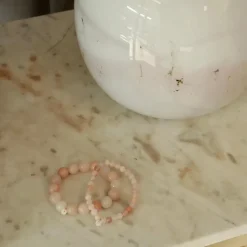 Soï Krystal Armbånd Rosa Jade Large^Dame Accessories|Smykker