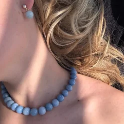 Soï Krystal Halskæde Faro Aquamarin^Dame Accessories|Smykker