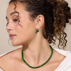 Soï Krystal Halskæde Grøn Jade^Dame Accessories|Smykker