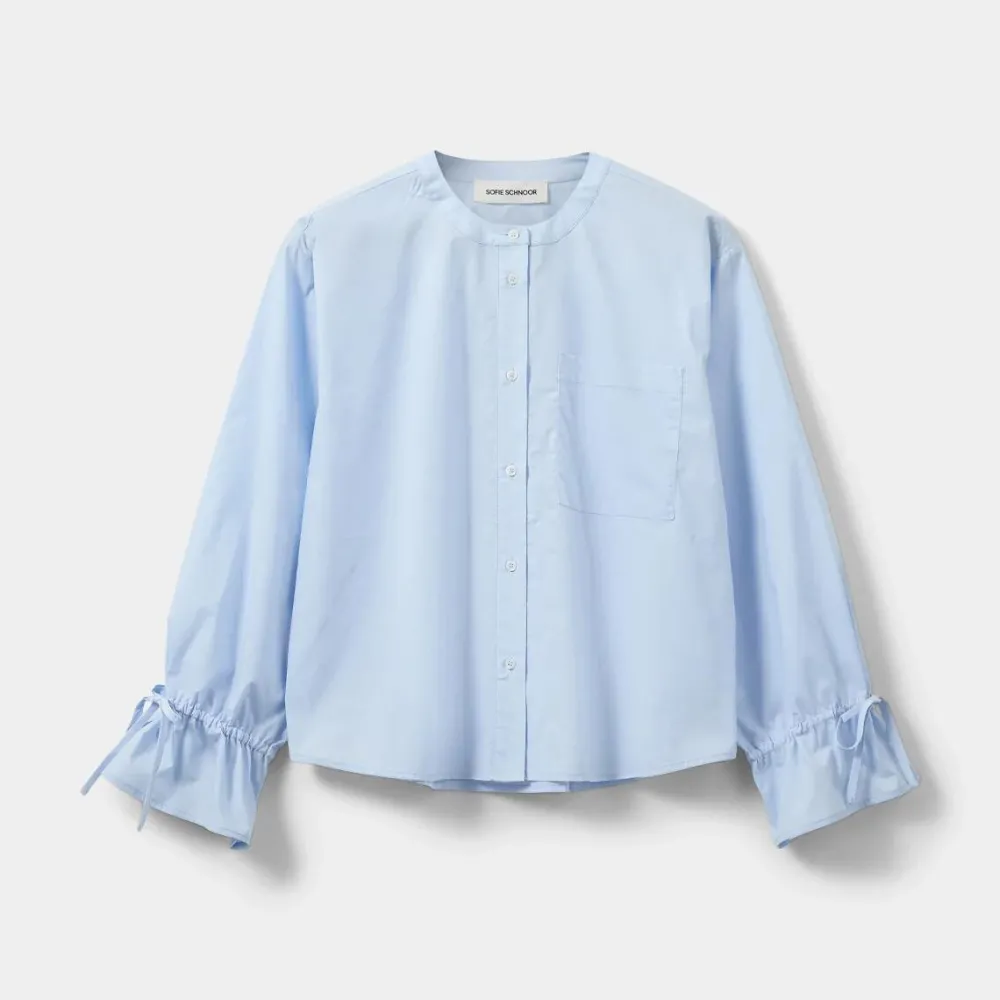 Sofie Schnoor BirdieSW Shirt Light Blue^Dame Overdele