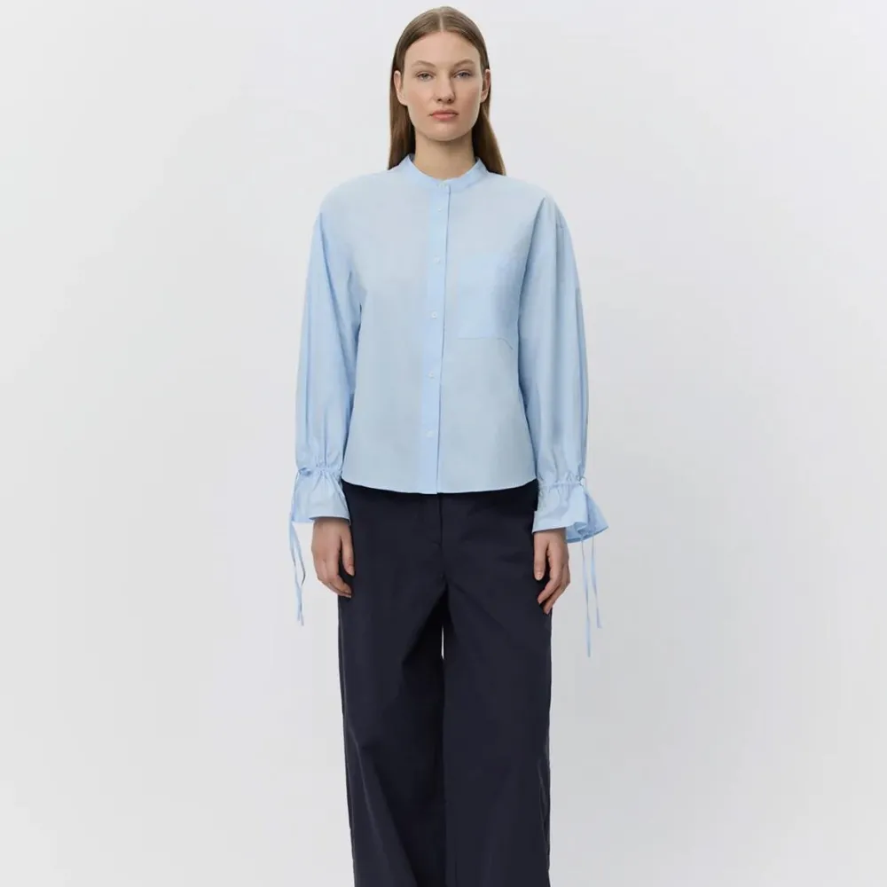 Sofie Schnoor BirdieSW Shirt Light Blue^Dame Overdele